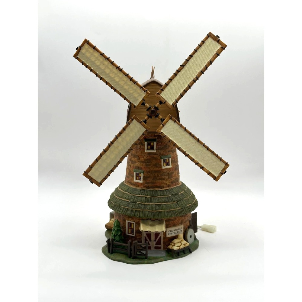 DEPT 56 DICKENS VILLAGE SERIES CROWNTREE FRECKLETON WINDMILL‎ - RETIRED